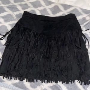 Fun country girl skirt with tassels